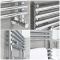 Milano Arno - Chrome Bar on Bar Heated Towel Rail - Various Sizes