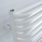 Milano Bow - White D Bar Heated Towel Rail 736mm x 500mm