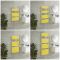 Milano Lustro - Designer Dandelion Yellow Flat Panel Heated Towel Rail - Various Sizes