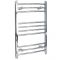 Milano Kent Electric - Curved Chrome Heated Towel Rail 800mm x 500mm