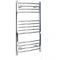 Milano Kent Electric - Curved Chrome Heated Towel Rail 1000mm x 500mm