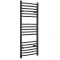 Milano Artle Electric - Curved Anthracite Heated Towel Rail 1200mm x 500mm