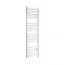 Milano Ive Electric - Curved White Heated Towel Rail 1600mm x 500mm