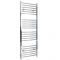 Milano Kent Electric - Curved Chrome Heated Towel Rail 1600mm x 600mm