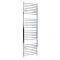 Milano Kent Electric - Curved Chrome Heated Towel Rail 1800mm x 600mm