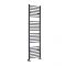 Milano Artle - Curved Anthracite Heated Towel Rail - Choice of Size