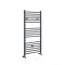 Milano Artle - Straight Anthracite Heated Towel Rail 1200mm x 400mm