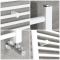 Milano Ive - Straight White Heated Towel Rail 1200mm x 400mm