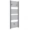 Milano Artle Electric - Straight Anthracite Heated Towel Rail 1600mm x 400mm