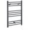Milano Artle Electric - Straight Anthracite Heated Towel Rail 800mm x 500mm