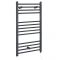 Milano Artle Electric - Straight Anthracite Heated Towel Rail 1000mm x 600mm