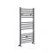Milano Artle - Straight Anthracite Heated Towel Rail 1200mm x 600mm