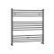 Milano Artle - Straight Anthracite Heated Towel Rail 1000mm x 1000mm