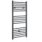 Milano Artle Electric - Straight Anthracite Heated Towel Rail - Choice of Size and Element