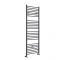 Milano Artle Electric - Straight Anthracite Heated Towel Rail - Various Sizes and Choice of Element