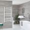Milano Ive Electric - Straight White Heated Towel Rail - Choice of Size and Element