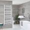 Milano Ive Electric - Straight White Heated Towel Rail - Choice of Size and Element