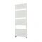 Milano Lustro - Designer White Flat Panel Heated Towel Rail - 1500mm x 600mm