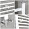 Milano Ive - White Dual Fuel Straight Heated Towel Rail 1000mm x 500mm