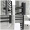 Milano Nero Electric - Straight Matt Black Heated Towel Rail 1800mm x 400mm