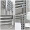 Milano Neva Electric - Chrome Heated Towel Rail 1188mm x 500mm