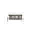 Milano Windsor - Lacquered Raw Metal Traditional Horizontal Triple Column Radiator - 300mm x 785mm