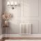 Milano Windsor - Traditional White 3 Column Electric Radiator 600mm x 605mm (Horizontal) - Choice of Wi-Fi Thermostat