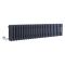 Milano Windsor - Anthracite Traditional Horizontal Electric Triple Column Radiator - 300mm x 1190mm - Choice of Wi-Fi Thermostat