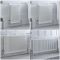 Milano Windsor - White Traditional Horizontal Double Column Radiator - Choice of Size and Feet