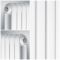 Milano Urban - White Vertical Double Column Radiator 1500mm x 383mm