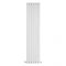 Milano Aruba - Modern White Vertical Designer Radiator 1400mm x 354mm (Double Panel)