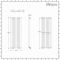 Milano Aruba - Anthracite Space-Saving Vertical Designer Radiator 1400mm x 472mm (Single Panel)