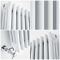 Milano Windsor - Vertical Triple Column White Traditional Cast Iron Style Radiator - 1500mm x 560mm