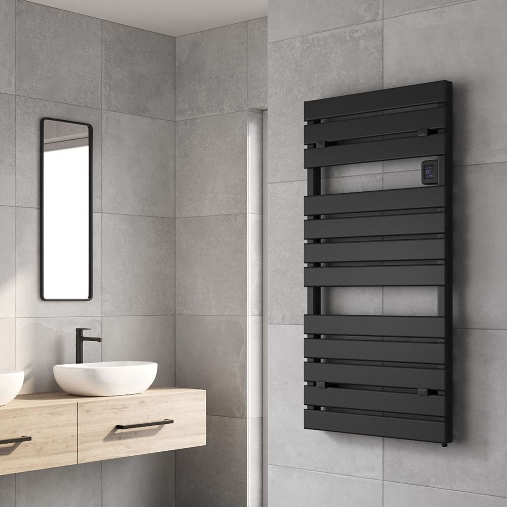 Reina Gia - Aluminium Dry Electric Wi-Fi Heated Towel Rail - Choice of Finish