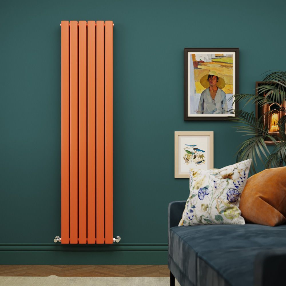 Milano Alpha - Vertical Flat Double Panel Designer Radiator - Choice of Colours and Sizes