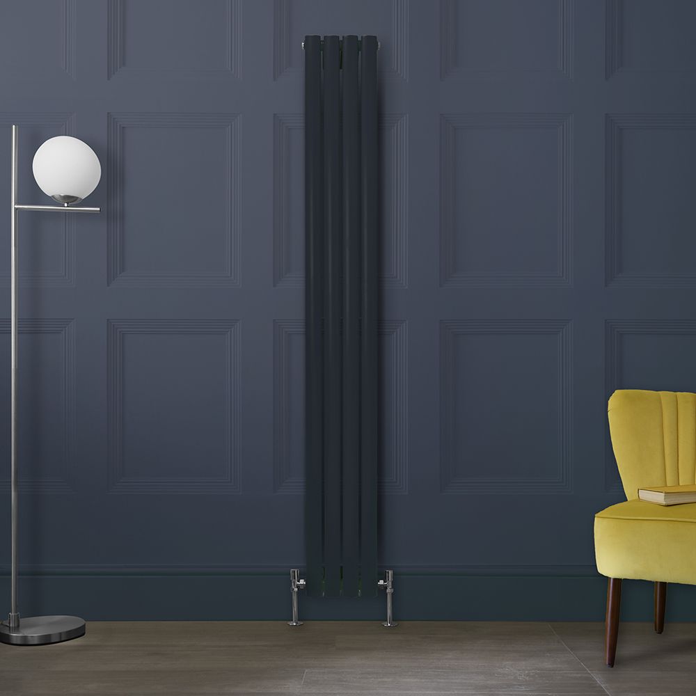 Milano Aruba - Vertical Double Panel Designer Radiator - Choice of Classic Colours and Sizes