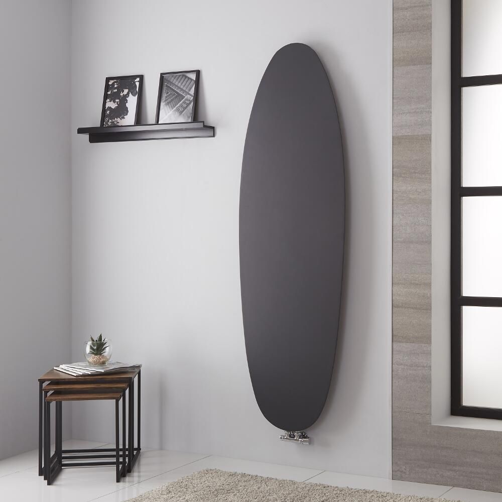 Lazzarini Way - Tavolara - Anthracite Vertical Designer Radiator - 1728mm x 535mm