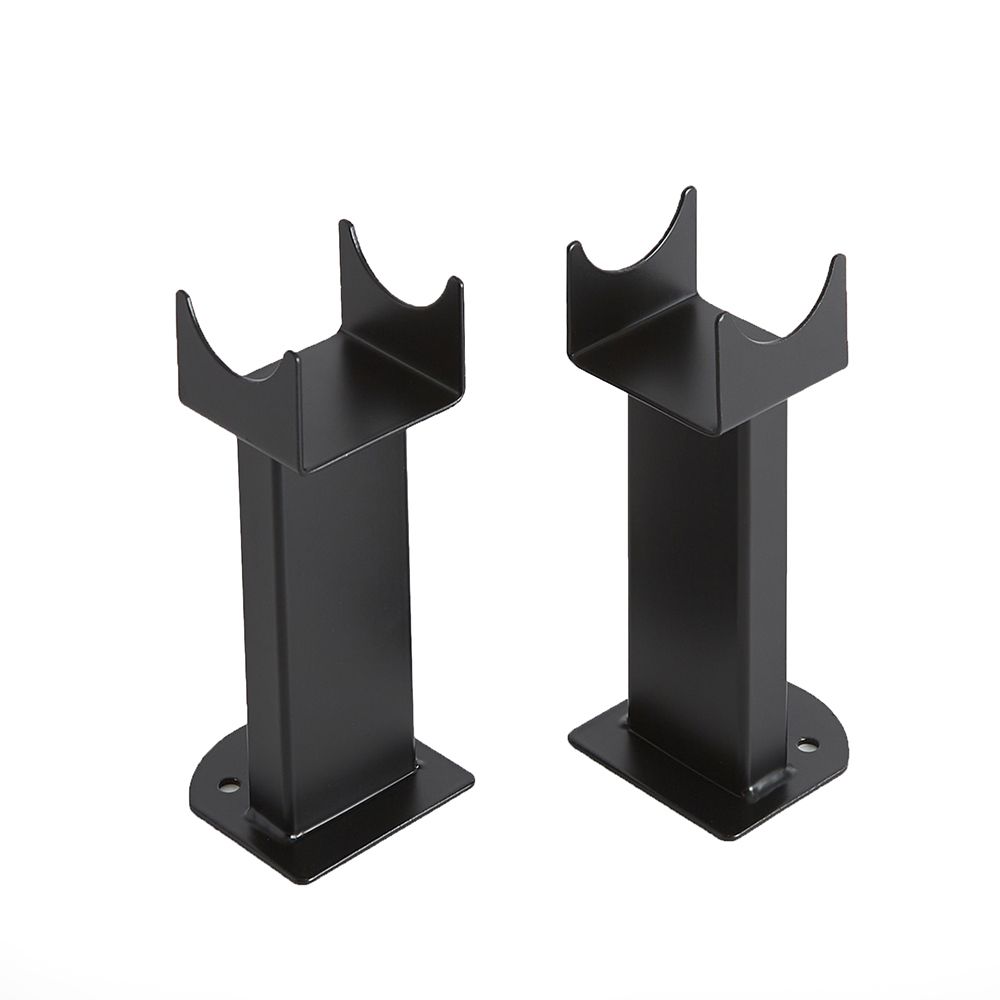 Milano - Black Floor-Mounting Feet for Capri & Java Designer Radiators