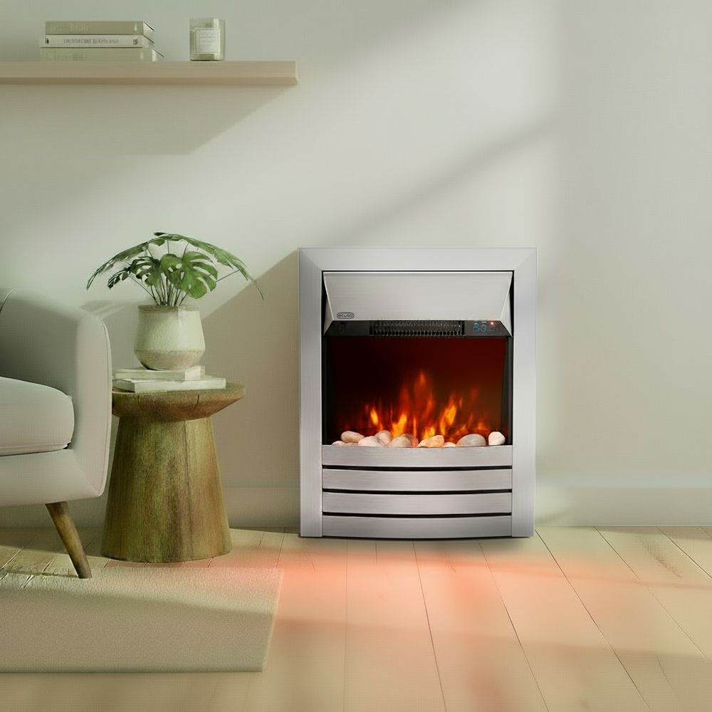 ECOSO Aura - Modern Inset Electric Fire - Choice of Finish