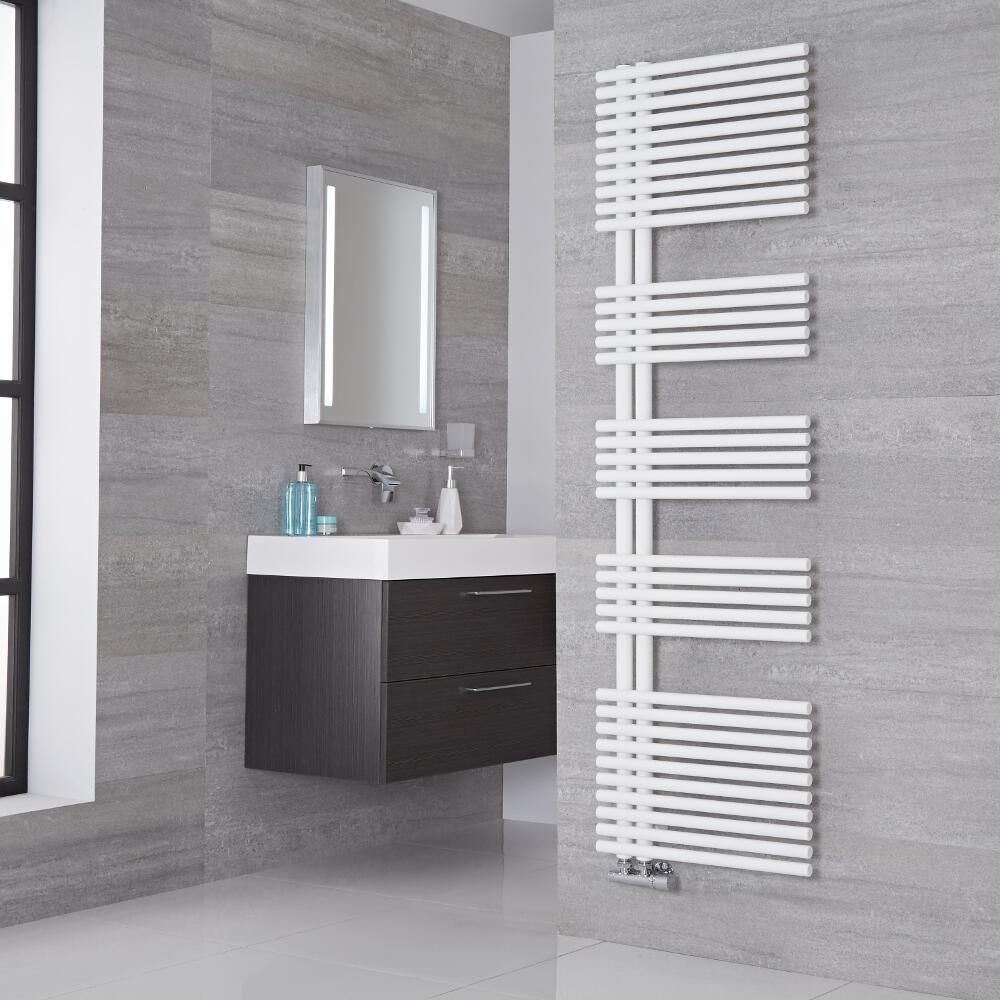 Lazzarini Way Bari - Designer Heated Towel Rail - Choice of Size and Finish