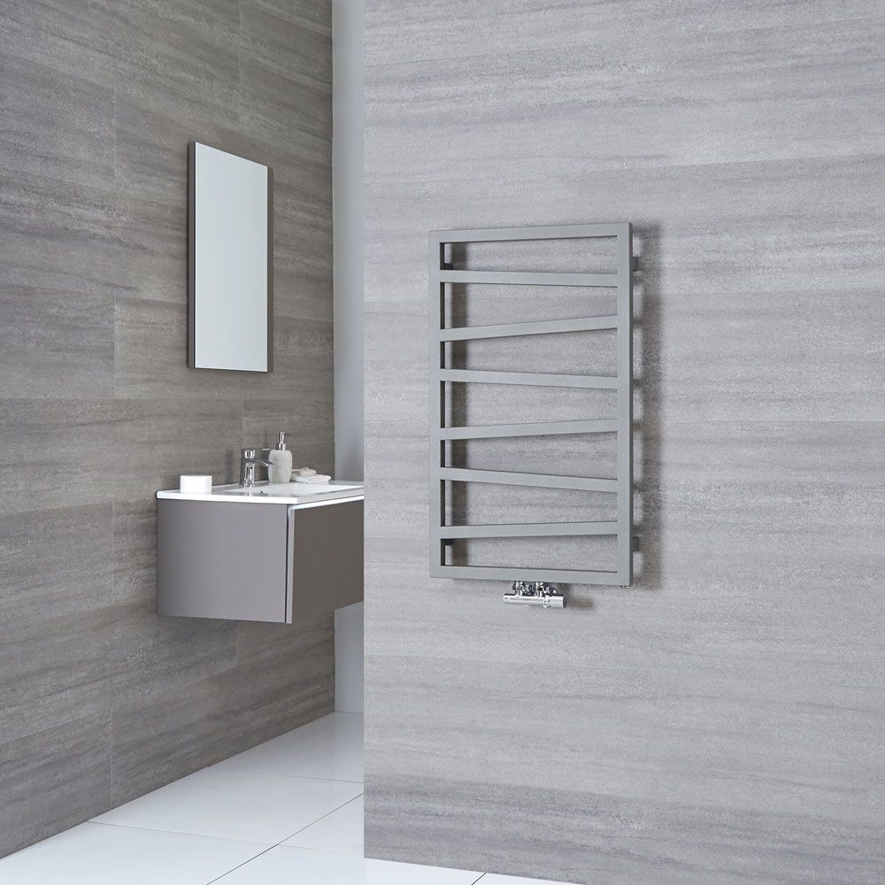 Terma ZigZag - Vertical Heated Towel Rail - Choice of Size and Finish