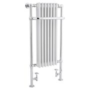 Milano Elizabeth - White Traditional Heated Towel Rail 1130mm x 553mm
