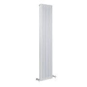 Milano Windsor - Vertical Triple Column White Traditional Cast Iron Style Radiator - 1800mm x 380mm