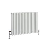 Milano Esme - Horizontal Aluminium Traditional Radiator - 600mm Tall - Choice of Finish and Size