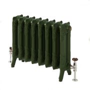 Milano Beatrix - 2 Column Cast Iron Radiator - 510mm Tall - Farrow & Ball Duck Green - Multiple Sizes Available