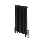 Milano Mercury - Cast Iron Radiator - 860mm Tall - Antique Graphite - Multiple Sizes Available