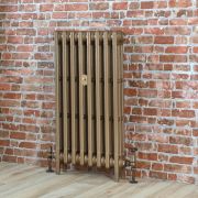 Milano Mercury - 3 Column Cast Iron Radiator - 560mm Tall - Burnt Gold - Multiple Sizes Available