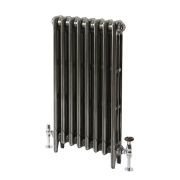 Milano Mercury - 3 Column Cast Iron Radiator - 860mm Tall - Full Polish - Multiple Sizes Available
