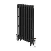 Milano Mercury - Cast Iron Radiator - 660mm Tall - Slate Black - Multiple Sizes Available