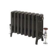 Milano Isabel - Cast Iron Radiator - 357mm Tall - Antique Graphite - Multiple Sizes Available